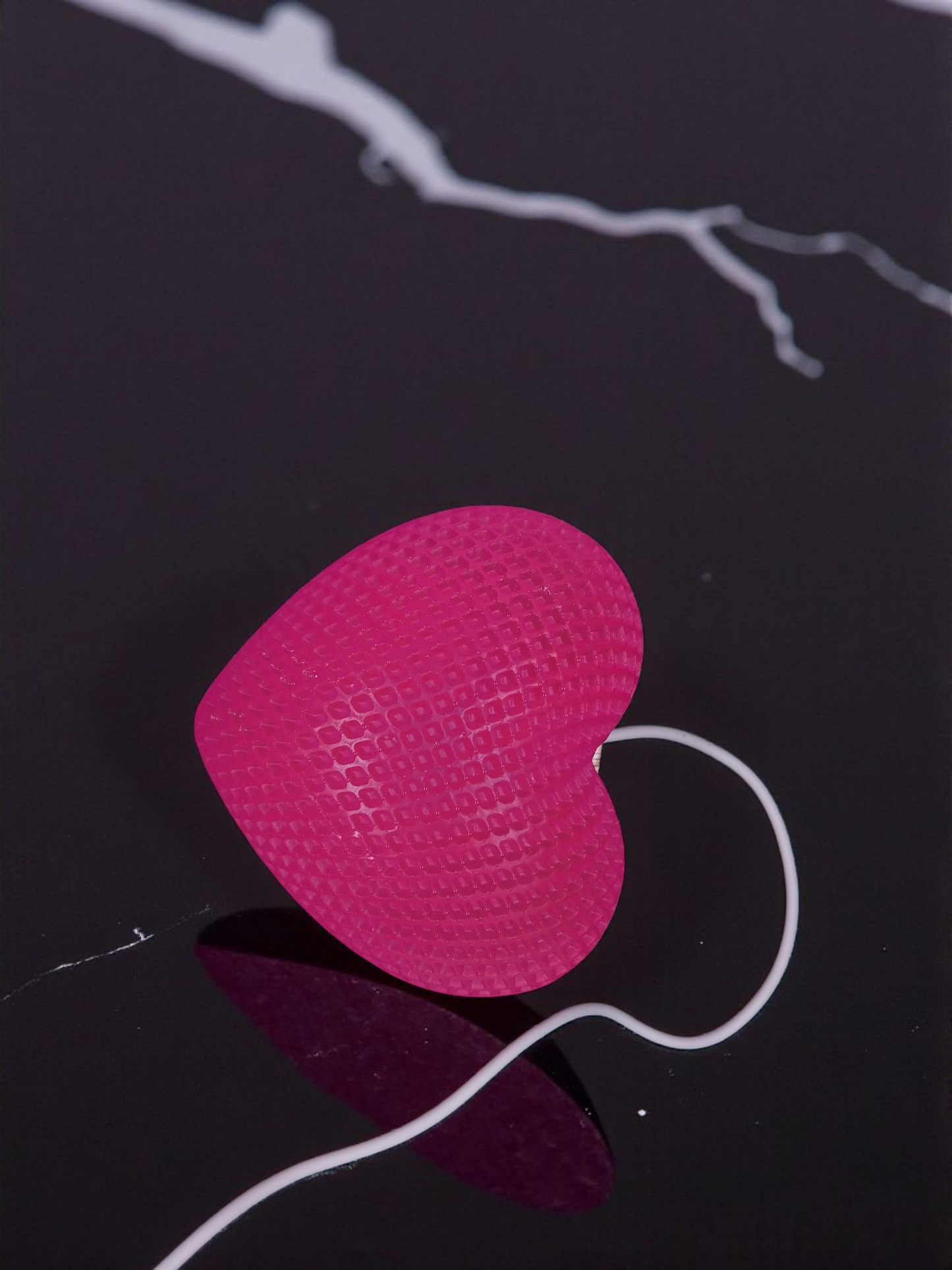 Hot Pink Heart- USB lamp